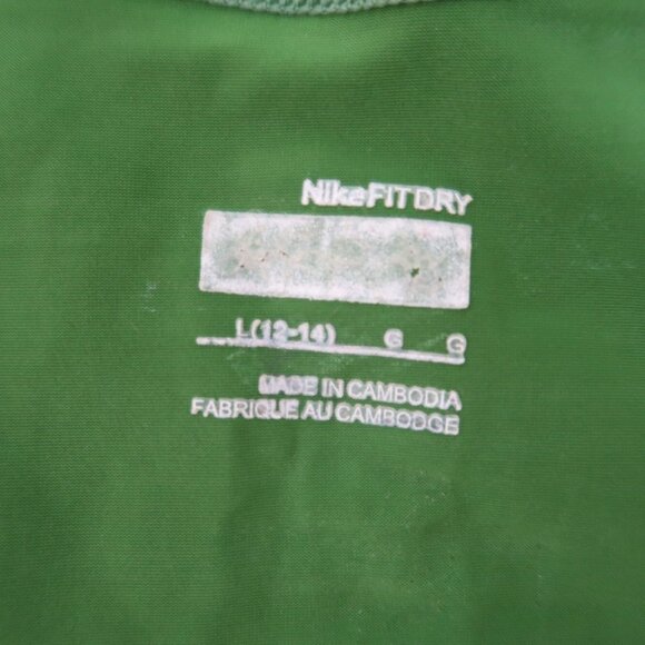 Nike Dri fit Tank Top Youth Size Large 12-14 Green Active - Picture 4 of 8